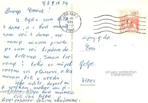 AK / Ansichtskarte Novog_Sada  Novog_Sada