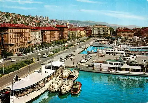 AK / Ansichtskarte Rijeka_Fiume Hafen  Rijeka Fiume