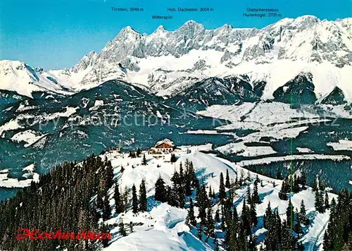 AK / Ansichtskarte Rohrmoos_Schladming Hochwurzen Dachstein Mitterspitz Rohrmoos_Schladming