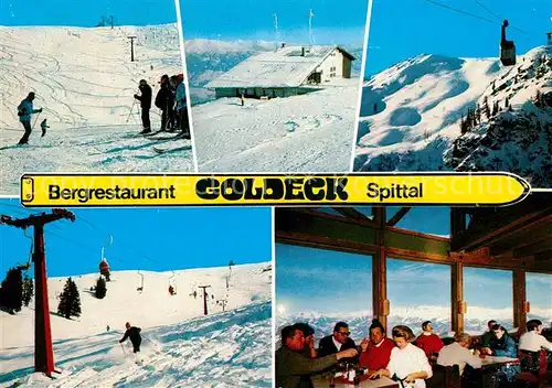 AK / Ansichtskarte Spittal_Drau Bergrestaurant Goldeck Luftseilbahn  Spittal Drau