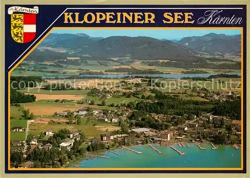 AK / Ansichtskarte Seelach_Klopeinersee Fliegeraufnahme  Seelach_Klopeinersee