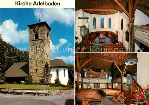 AK / Ansichtskarte Adelboden Kirche  Adelboden