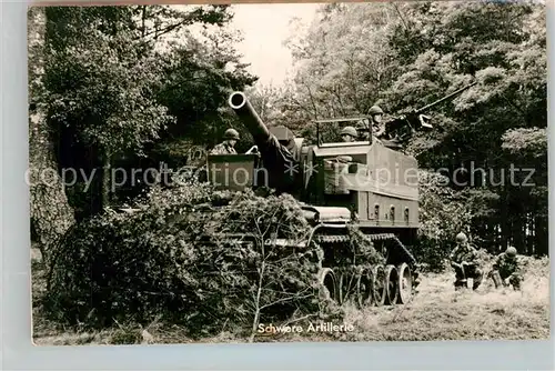 AK / Ansichtskarte Artillerie Panzer Deutsche Bundeswehr  Artillerie