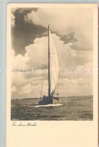 AK / Ansichtskarte Segelboote  Segelboote