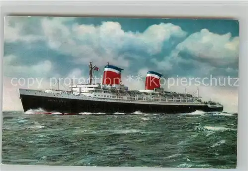 AK / Ansichtskarte Dampfer_Oceanliner S.S. United States  Dampfer Oceanliner