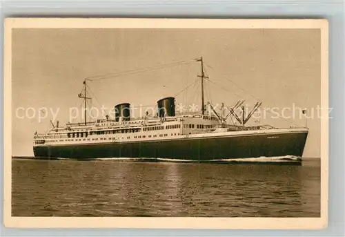 AK / Ansichtskarte Dampfer_Oceanliner M V Victoria Europa India Dampfer Oceanliner