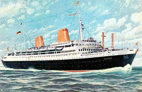 AK / Ansichtskarte Dampfer_Oceanliner MS Europa  Dampfer Oceanliner