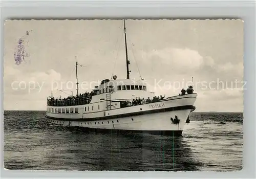AK / Ansichtskarte Motorschiffe Frisia II Norderney  Motorschiffe