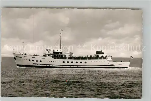 AK / Ansichtskarte Schiffe_Ships_Navires Baederschiff Ruestringen Wilhelmshaven Schiffe_Ships_Navires