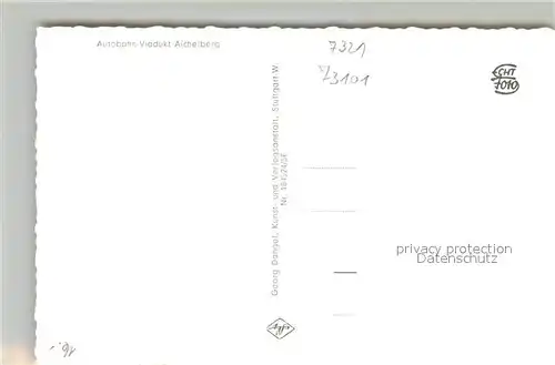 AK / Ansichtskarte Autobahn Viadukt Aichelberg Autobahn