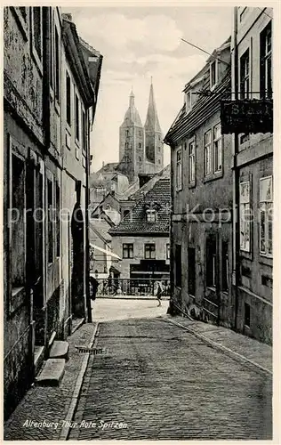 AK / Ansichtskarte Altenburg_Thueringen Rote Spitzen Doppelturm Wahrzeichen der Stadt Altenburg Thueringen