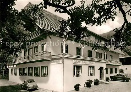 AK / Ansichtskarte Oberprechtal Gasthaus zum Hirschen Schwarzwald Oberprechtal
