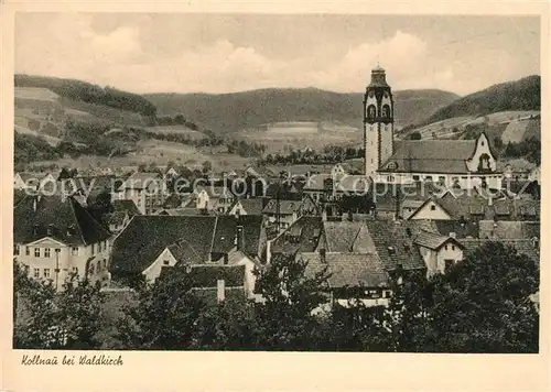 AK / Ansichtskarte Kollnau Ortsansicht mit Kirche Schwarzwald Kollnau
