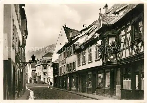 AK / Ansichtskarte Rappoltsweiler_Haut_Rhin_Elsass Langestrasse Rappoltsweiler_Haut