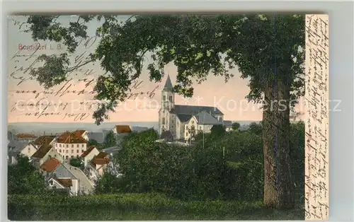 AK / Ansichtskarte Bonndorf_Schwarzwald Blick zur Kirche Bonndorf Schwarzwald