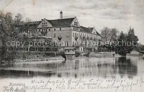 AK / Ansichtskarte Konstanz_Bodensee Inselhotel Konstanz_Bodensee