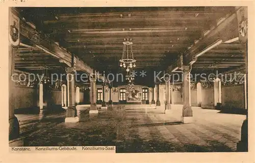 AK / Ansichtskarte Konstanz_Bodensee Konziliumsgeb&#228;ude Konziliumssaal Konstanz_Bodensee