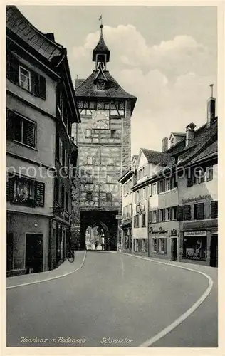 AK / Ansichtskarte Konstanz_Bodensee Schnetztor Konstanz_Bodensee