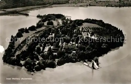 AK / Ansichtskarte Insel_Mainau Fliegeraufnahme Insel Mainau