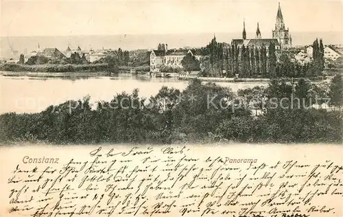 AK / Ansichtskarte Konstanz_Bodensee Panorama Konstanz_Bodensee