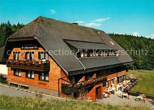 AK / Ansichtskarte Hornberg_Schwarzwald H&#246;hengasthof Pension Sch&#246;ne Aussicht Hornberg Schwarzwald