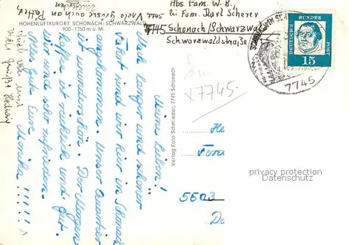 AK / Ansichtskarte Schonach_Schwarzwald Panorama Altes Bauernhaus Kurgarten Schonach Schwarzwald