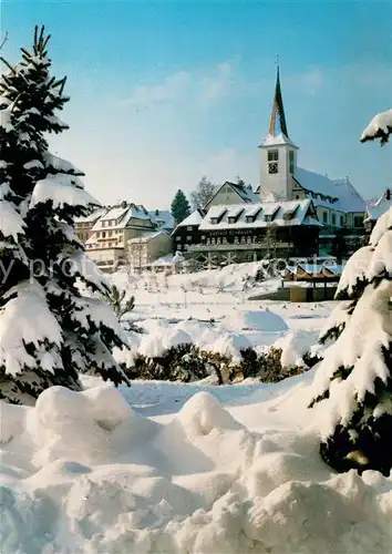 AK / Ansichtskarte Schonach_Schwarzwald Schwarzwald Gasthof Schwanen Schonach Schwarzwald