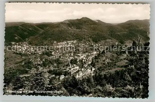 AK / Ansichtskarte Hornberg_Schwarzwald Panorama Hornberg Schwarzwald
