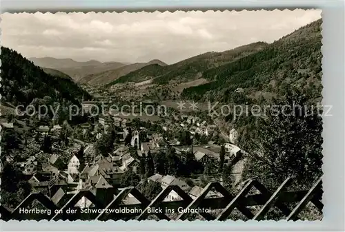 AK / Ansichtskarte Hornberg_Schwarzwald Blick ins Gutachtal Hornberg Schwarzwald