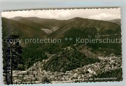 AK / Ansichtskarte Hornberg_Schwarzwald Panorama Hornberg Schwarzwald