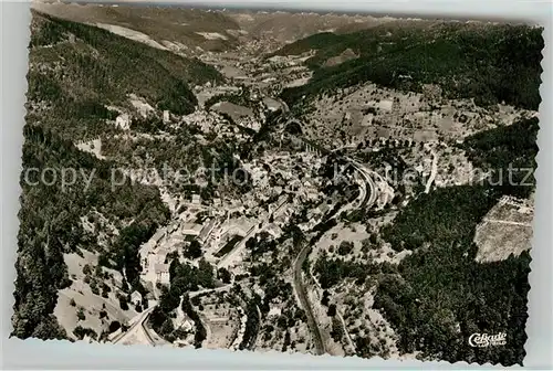 AK / Ansichtskarte Hornberg_Schwarzwald Fliegeraufnahme Hornberg Schwarzwald