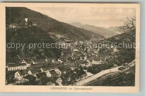 AK / Ansichtskarte Hornberg_Schwarzwald Panorama Hornberg Schwarzwald