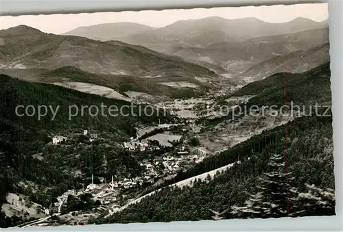 AK / Ansichtskarte Hornberg_Schwarzwald Panorama Hornberg Schwarzwald