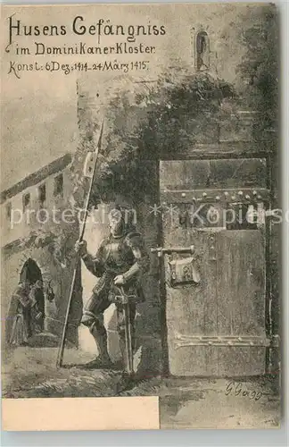 AK / Ansichtskarte Konstanz_Bodensee Husens Gef&#228;ngniss Dominikanerkloster  Konstanz_Bodensee