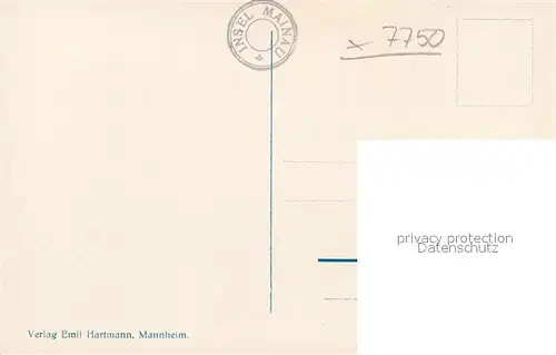 AK / Ansichtskarte Insel_Mainau Schloss Schlosskirche Insel Mainau