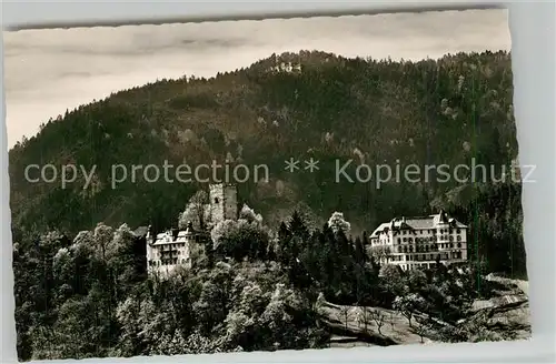 AK / Ansichtskarte Hornberg_Schwarzwald Schloss Hornberg Schwarzwald