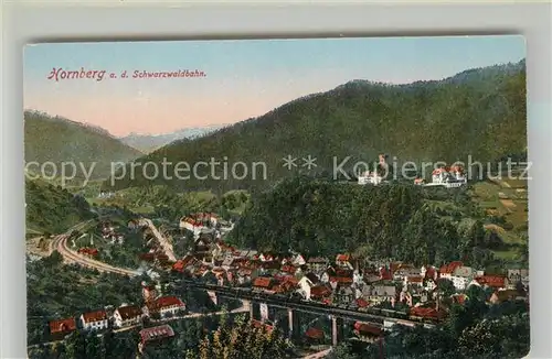 AK / Ansichtskarte Hornberg_Schwarzwald Panorama Hornberg Schwarzwald