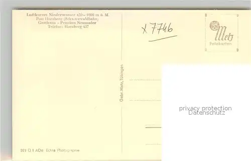 AK / Ansichtskarte Niederwasser Panorama Niederwasser