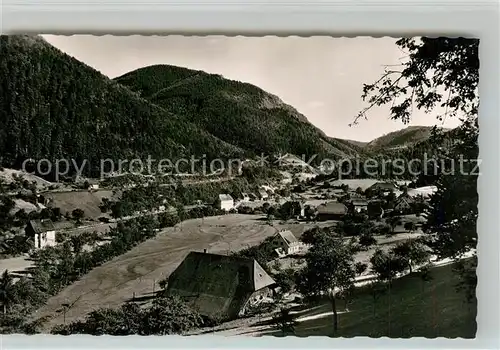 AK / Ansichtskarte Niederwasser Gasthaus Pension R&#246;ssle Panorama Niederwasser