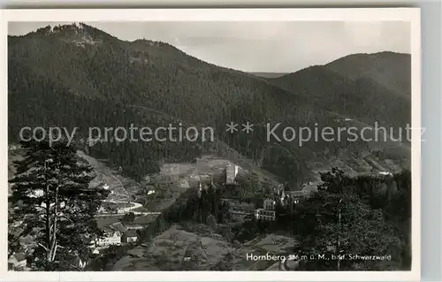 AK / Ansichtskarte Hornberg_Schwarzwald Panorama Fliegeraufnahme Hornberg Schwarzwald