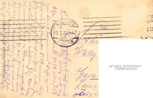 AK / Ansichtskarte Muenchen Partie an der Isar mit Maximilianskirche Muenchen