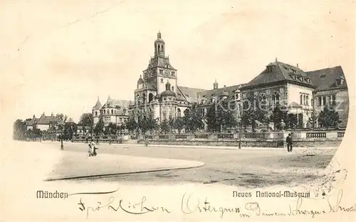 AK / Ansichtskarte Muenchen Neues National Museum Muenchen