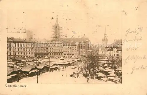 AK / Ansichtskarte Muenchen Viktualienmarkt Muenchen