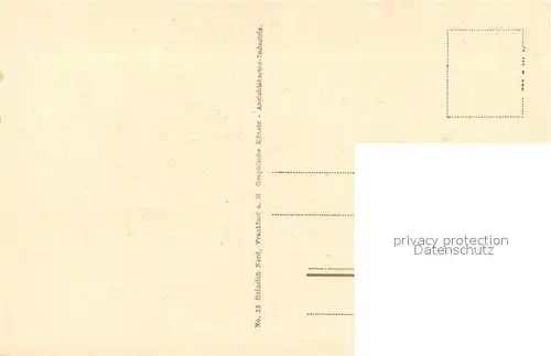 AK / Ansichtskarte Frankfurt_Main Fischergasse Roseneck Frankfurt Main