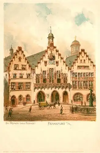 AK / Ansichtskarte Frankfurt_Main Der Roemer Frankfurt Main