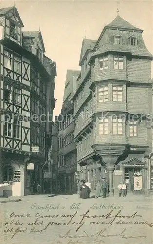 AK / Ansichtskarte Frankfurt_Main Lutherhaus Frankfurt Main