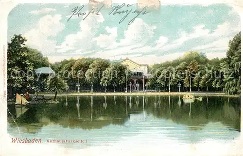 AK / Ansichtskarte Wiesbaden Kurhaus Parkseite Wiesbaden