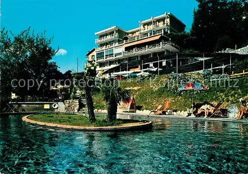 AK / Ansichtskarte Aldesago Hotel Colibri Schwimmbad Aldesago