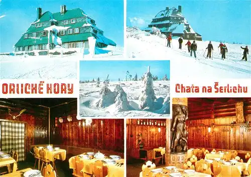 AK / Ansichtskarte Orlicke_Hory Chata na Serlichu Skigebiet Restaurant Orlicke Hory