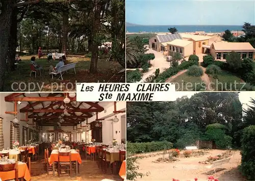 AK / Ansichtskarte Sainte_Maxime_sur_Mer_Var Restaurant Les Heures Claires Sainte_Maxime_sur_Mer_Var